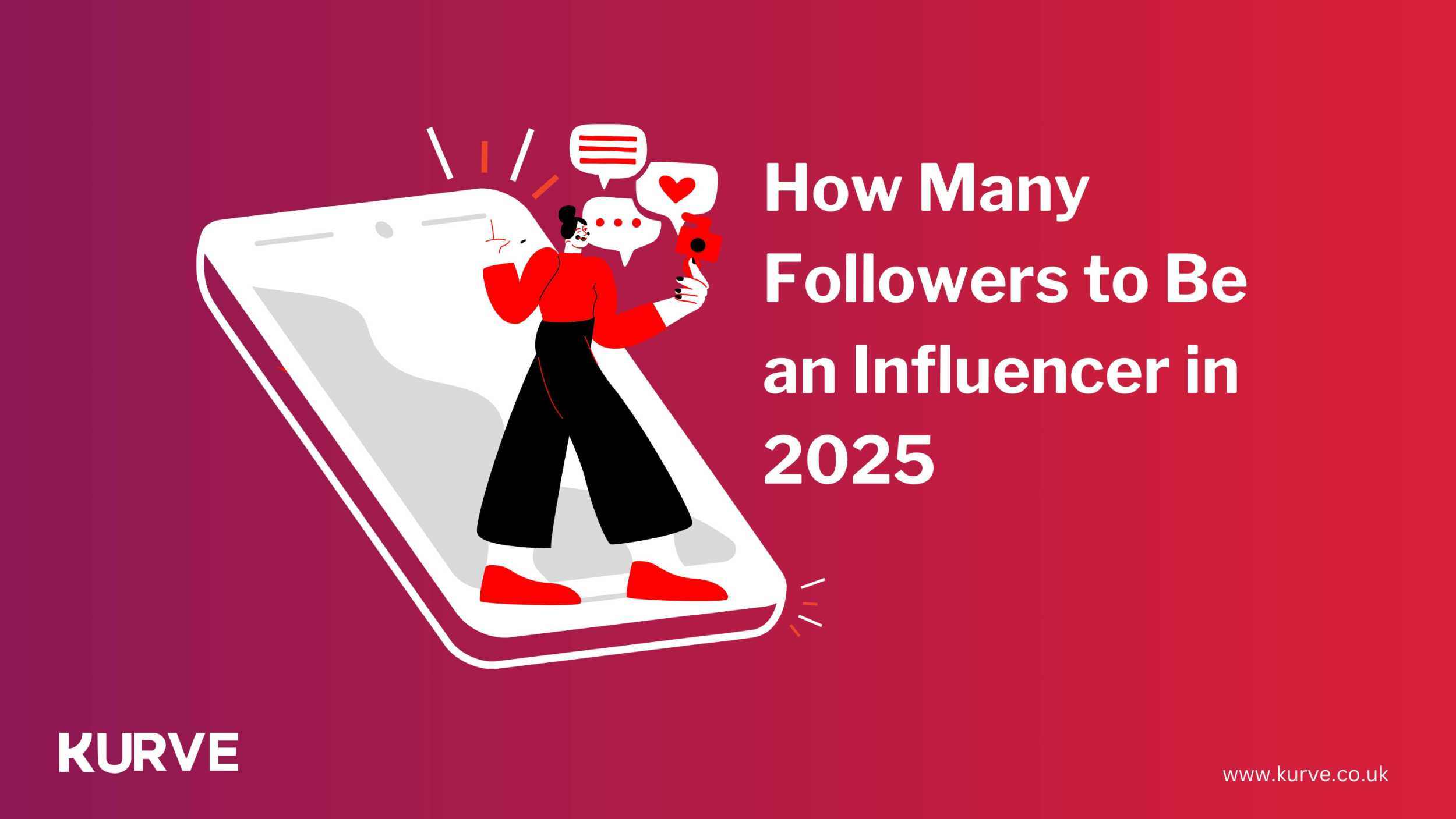 How Many Followers to Be an Influencer in 2025 | Kurve